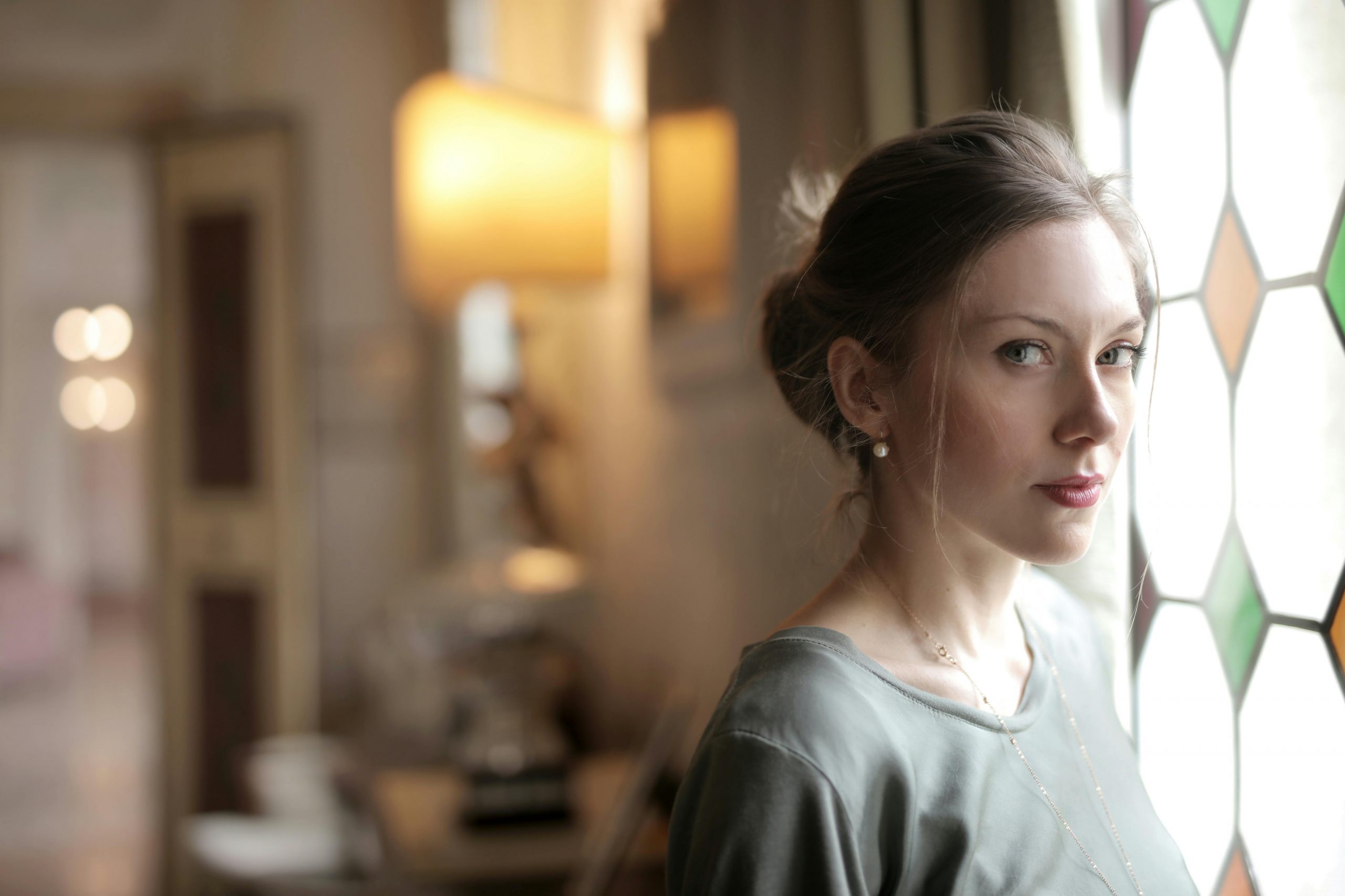 woman near the window